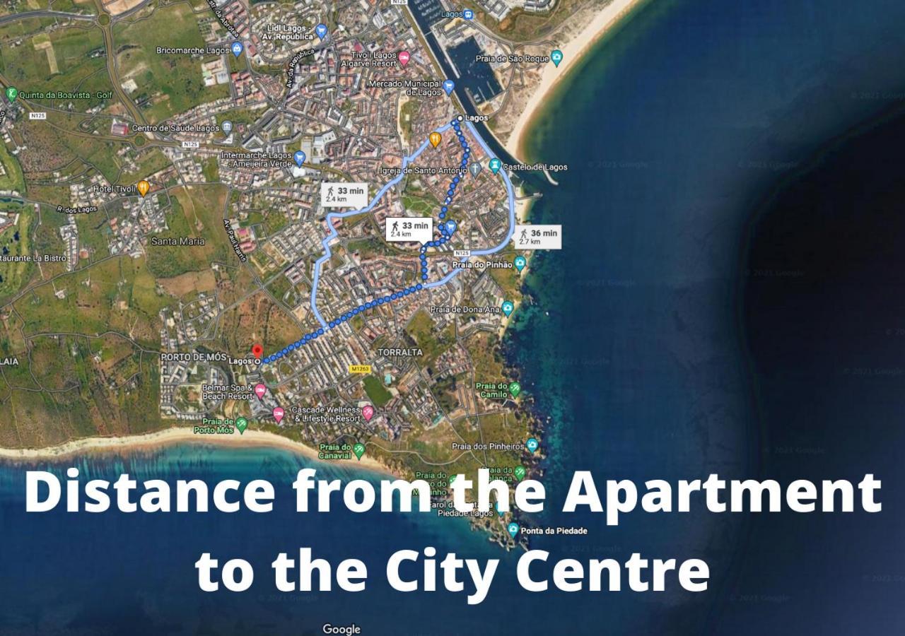 Large Penthouse Near Porto De Mos Beach With Magnificent Views In لاغوس المظهر الخارجي الصورة